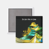 Die große Mauer der China Magnet (Vorderseite/Rückseite)