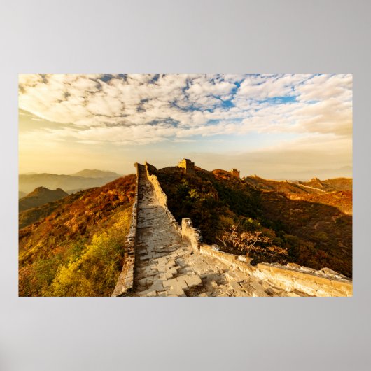 Die große Mauer der China Poster (Vorne)