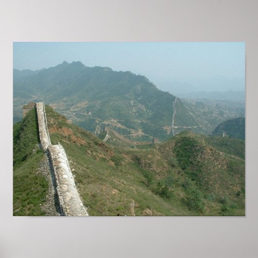 Die große Mauer der China Poster (Vorne)
