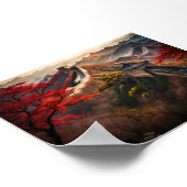 Die große Mauer der China Poster (Ecke)