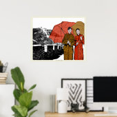 Die große Mauer der China Poster (Heimbüro)