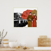 Die große Mauer der China Poster (Küche)