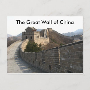 Die große Mauer der China Postkarte