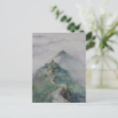Die große Mauer der China Postkarte (Stehend Vorderseite)