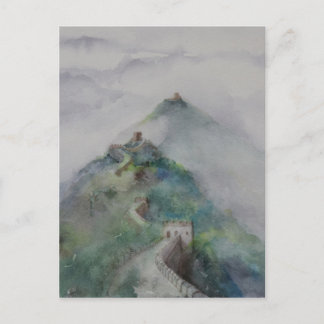 Die große Mauer der China Postkarte