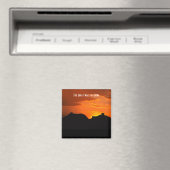 Die große Mauer der China (Sonnenuntergang) Magnet (In Situ (Geschirrspüler))