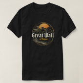 Die große Mauer der China T-Shirt (Design vorne)