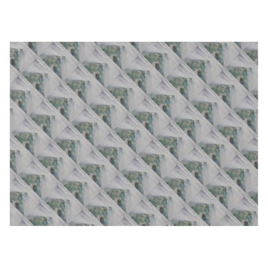 Die große Mauer der China Tischdecke (Vorderseite (Horizontal))