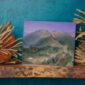 Die Große Mauer der China von 1886 (w/c) Fotoplatte (Seite)