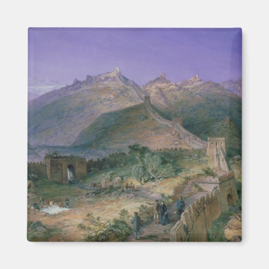 Die Große Mauer der China von 1886 (w/c) Magnet (Vorne)