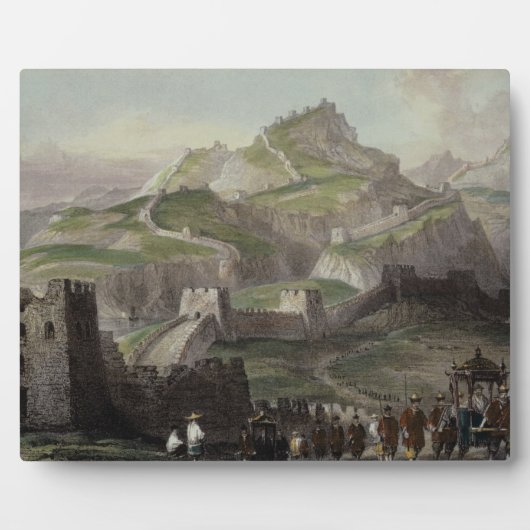 Die große Mauer der China, von der "China in einer Fotoplatte (Vorderseite)