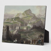 Die große Mauer der China, von der "China in einer Fotoplatte (Seite)