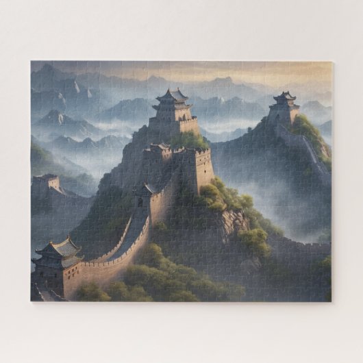 Die große Mauer der China, wie sie Ai sieht Puzzle (Horizontal)