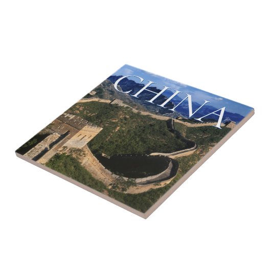 Die große Mauer | Jinshanling, China Fliese (Seite)