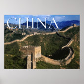 Die große Mauer | Jinshanling, China Poster (Vorne)