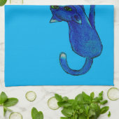 Die große Miau! Geschirrtuch (Gefaltet)