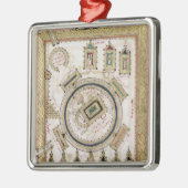 Die große Moschee des Mekkas Silbernes Ornament (Links)