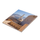 Die Große Moschee und Minarett in Nizwa - Oman Fliese (Seite)