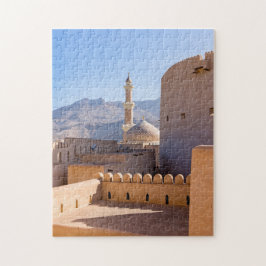 Die Große Moschee und Minarett in Nizwa - Oman Puzzle
