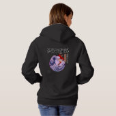 Die große Nerd-Welle Hoodie (Schwarz voll)