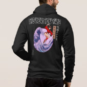 Die große Nerd-Welle Hoodie (Rückseite)