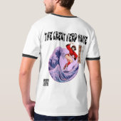 Die große Nerd-Welle T-Shirt (Schwarz voll)