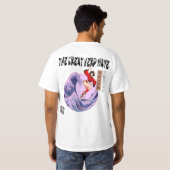 Die große Nerd-Welle T-Shirt (Schwarz voll)