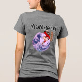 Die große Nerd-Welle Tri-Blend Shirt (Rückseite)