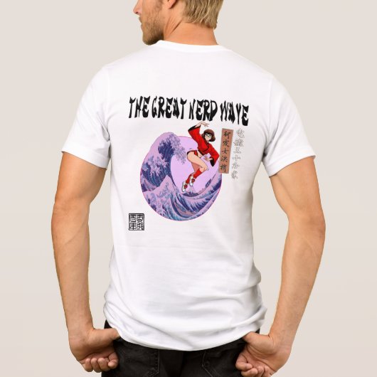Die große Nerd-Welle Tri-Blend Shirt (Rückseite)