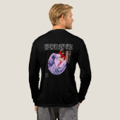 Die große Nerd-Welle Tri-Blend Shirt (Voller Rücken)