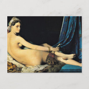 Die Große Odaliske, Français La Grande Odalisque Postkarte