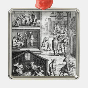 Die große Pest Ornament Aus Metall