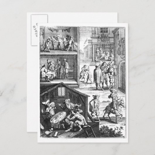 Die große Pest Postkarte (Vorne/Hinten)