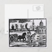 Die große Pest von 1665, dein Totes zu besiegen Postkarte (Vorne/Hinten)