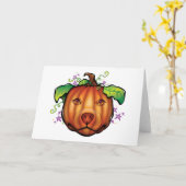 Die Große Puppe Karte (Gelbe Blume)