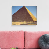 Die Große Pyramide des alten Königreichs Khufu Leinwanddruck (Insitu (Wohnzimmer))