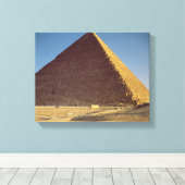 Die Große Pyramide des alten Königreichs Khufu Leinwanddruck (Insitu (Holzboden))