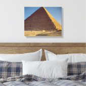 Die Große Pyramide des alten Königreichs Khufu Leinwanddruck (Insitu (Schlafzimmer))