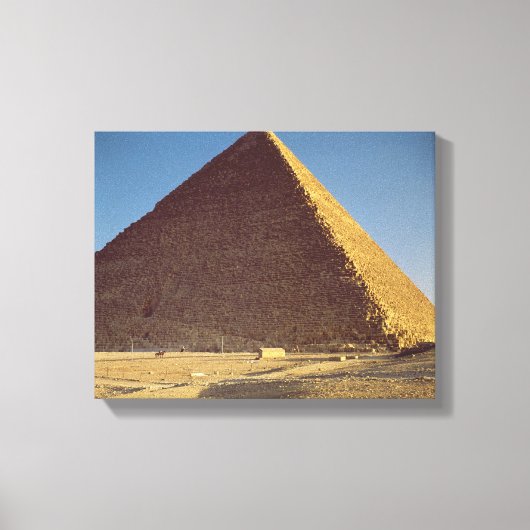 Die Große Pyramide des alten Königreichs Khufu Leinwanddruck (Vorderseite)