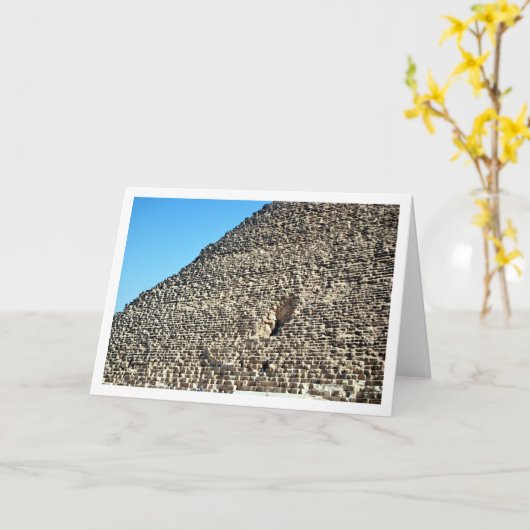 Die große Pyramide von Gizeh, ägyptisch Karte (Gelbe Blume)