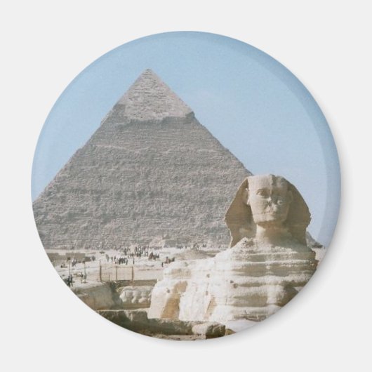 Die große Pyramide von Gizeh Magnet (Vorne)