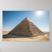 Die große Pyramide von Gizeh Poster (Vorne)