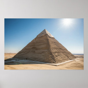 Die große Pyramide von Gizeh Poster