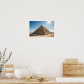 Die große Pyramide von Gizeh Poster (Küche)