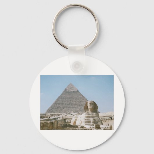Die große Pyramide von Gizeh Schlüsselanhänger (Vorderseite)