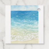 Die große Retro-Party zum ersten Geburtstag Geschenkanhänger (Rückseite)