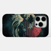 Die große Retrowelle Classic Case-Mate iPhone Hülle (Rückseite (Horizontal))