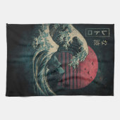 Die große Retrowelle Classic Geschirrtuch (Horizontal)