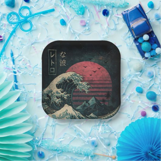 Die große Retrowelle Classic Pappteller (Party)