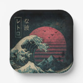 Die große Retrowelle Classic Pappteller (Vorderseite)